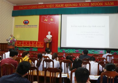 Bệnh viện ĐK tỉnh tổ chức Hội thảo khoa học “Cập nhật thông tin Gây mê hồi sức ngoại khoa”