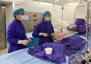 Bệnh viện ĐK tỉnh nút mạch phế quản thành công cho bệnh nhân ho ra máu 3 tuần