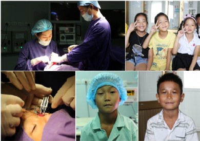 Phẫu thuật miễn phí mang lại đôi mắt sáng cho bệnh nhi dị tật mắt bẩm sinh