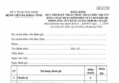 BK 16.279.QTKT RHM (Phẫu thuật gãy xương gò má cung tiếp bằng nẹp vis tự tiêu)