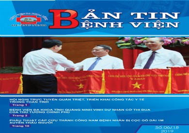 BẢN TIN BỆNH VIỆN SỐ 06/2019
