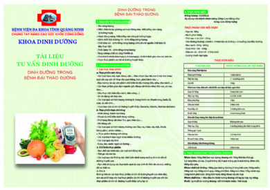 Lời khuyên dinh dưỡng và thực đơn dành cho người bệnh đái tháo đường