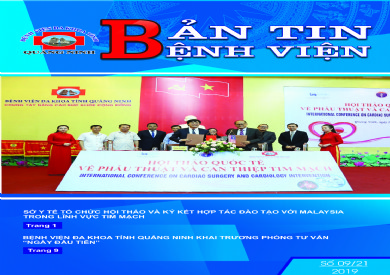 BẢN TIN BỆNH VIỆN SỐ 09/2019