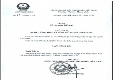 Luật Đầu tư (sửa đổi)
