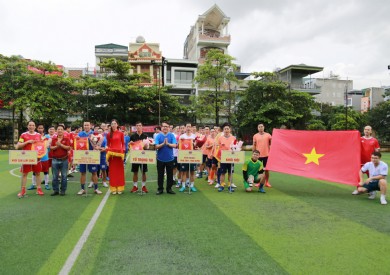 Khai mạc giải Bóng đá nam Bệnh viện Đa khoa tỉnh Quảng Ninh năm 2022
