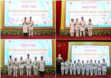 Tổng kết và trao giải Hội thi “Kỹ năng cấp cứu ngừng tuần hoàn” năm 2023