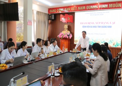 Sở Y tế thẩm định xếp hạng lại Bệnh viện Đa khoa tỉnh Quảng Ninh