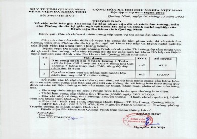 Mời báo giá thi công ốp tấm nhựa vân đá và cách âm tường, trần cho phòng đo đa ký giấc ngủ tại khoa Hô Hấp (3464)