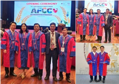 3 thầy thuốc tiêu biểu của Bệnh viện Đa khoa tỉnh Quảng Ninh được kết nạp vào các tổ chức y tế uy tín Thế giới
