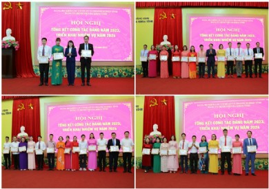 Hội nghị Tổng kết công tác Đảng năm 2023 và phương hướng nhiệm vụ năm 2024