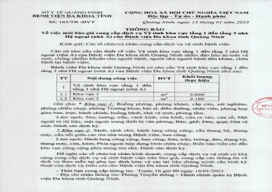 Thông báo mời báo giá cung cấp dịch vụ vệ sinh (163)