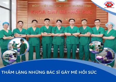 Thầm lặng những bác sĩ gây mê hồi sức