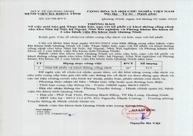Thông báo mời báo giá thực hiện hút, nạo vét bể phốt và khơi thông cống rãnh (22)