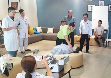 Bệnh viện Đa khoa tỉnh đào tạo kỹ năng sơ cứu, cấp cứu cho nhân lực ngành du lịch