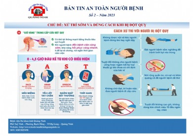 BẢN TIN AN TOÀN NGƯỜI BỆNH SỐ 02/2023