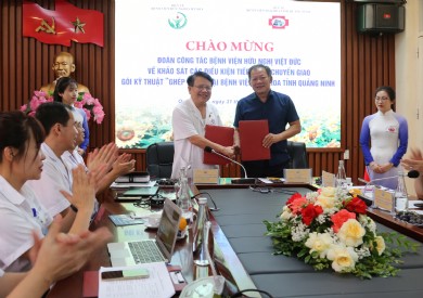 Bệnh viện Việt Đức và Bệnh viện Đa khoa tỉnh Quảng Ninh ký kết tiếp nhận chuyển giao kỹ thuật “Ghép thận”