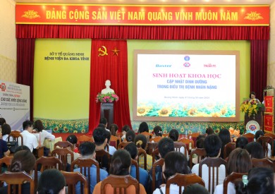 Bệnh viện Đa khoa tỉnh Quảng Ninh tổ chức sinh hoạt khoa học cập nhật dinh dưỡng trong điều trị bệnh nhân nặng
