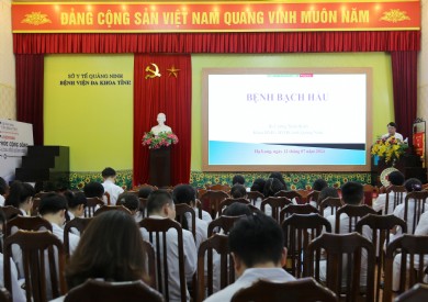 Bệnh viện Đa khoa tỉnh Quảng Ninh tập huấn chẩn đoán, điều trị và phòng bệnh bạch hầu năm 2024