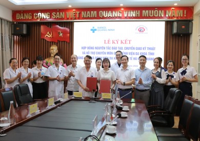 Bệnh viện Đa khoa tỉnh Quảng Ninh và Bệnh viện Quốc tế Hà Nội – Quảng Ninh ký kết hợp đồng nguyên tắc hỗ trợ chuyên môn