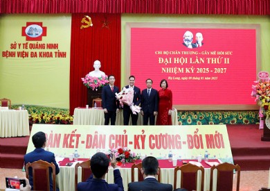 ĐẠI HỘI CHI BỘ CHẤN THƯƠNG - GÂY MÊ HỒI SỨC LẦN THỨ II, NHIỆM KỲ 2025 – 2027