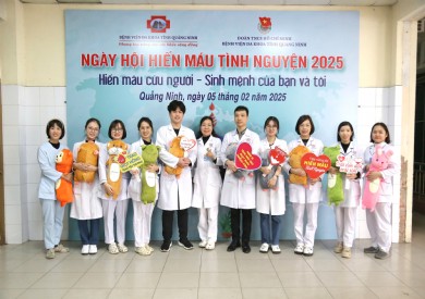 Tuổi trẻ Bệnh viện Đa khoa tỉnh Quảng Ninh sôi nổi hiến máu đầu xuân