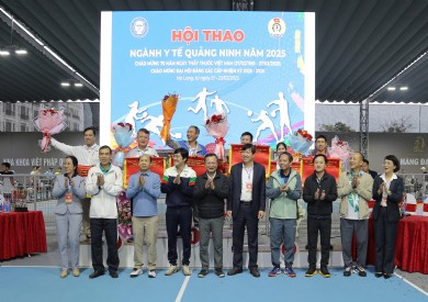 Bệnh viện Đa khoa tỉnh Quảng Ninh đạt giải Nhì toàn đoàn tại Hội thao ngành Y tế Quảng Ninh năm 2025