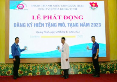Tuổi trẻ Bệnh viện Đa khoa tỉnh Quảng Ninh phát động đăng ký hiến tặng mô, tạng