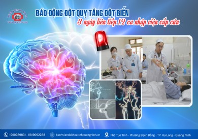 Báo động đột quỵ tăng đột biến: 3 ngày liên tiếp 12 ca nhập viện cấp cứu