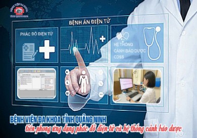 Bệnh viện Đa khoa tỉnh Quảng Ninh tiên phong ứng dụng phác đồ điện tử và hệ thống cảnh báo dược