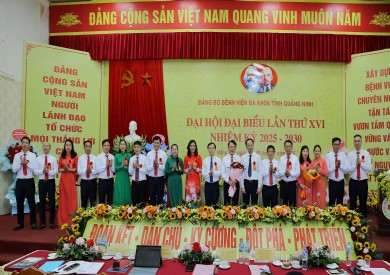 Đại hội Đại biểu Đảng bộ Bệnh viện Đa khoa tỉnh Quảng Ninh lần thứ XVI, nhiệm kỳ 2025 - 2030