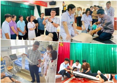 Nâng cao kỹ năng sơ cấp cứu và xử trí ban đầu cho y tế cơ sở