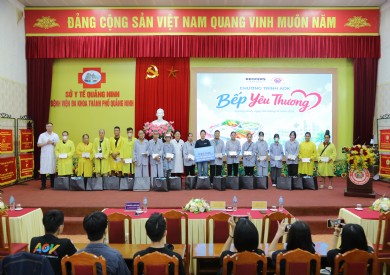 BẾP YÊU THƯƠNG – LAN TỎA TINH THẦN SẺ CHIA VỚI NGƯỜI BỆNH