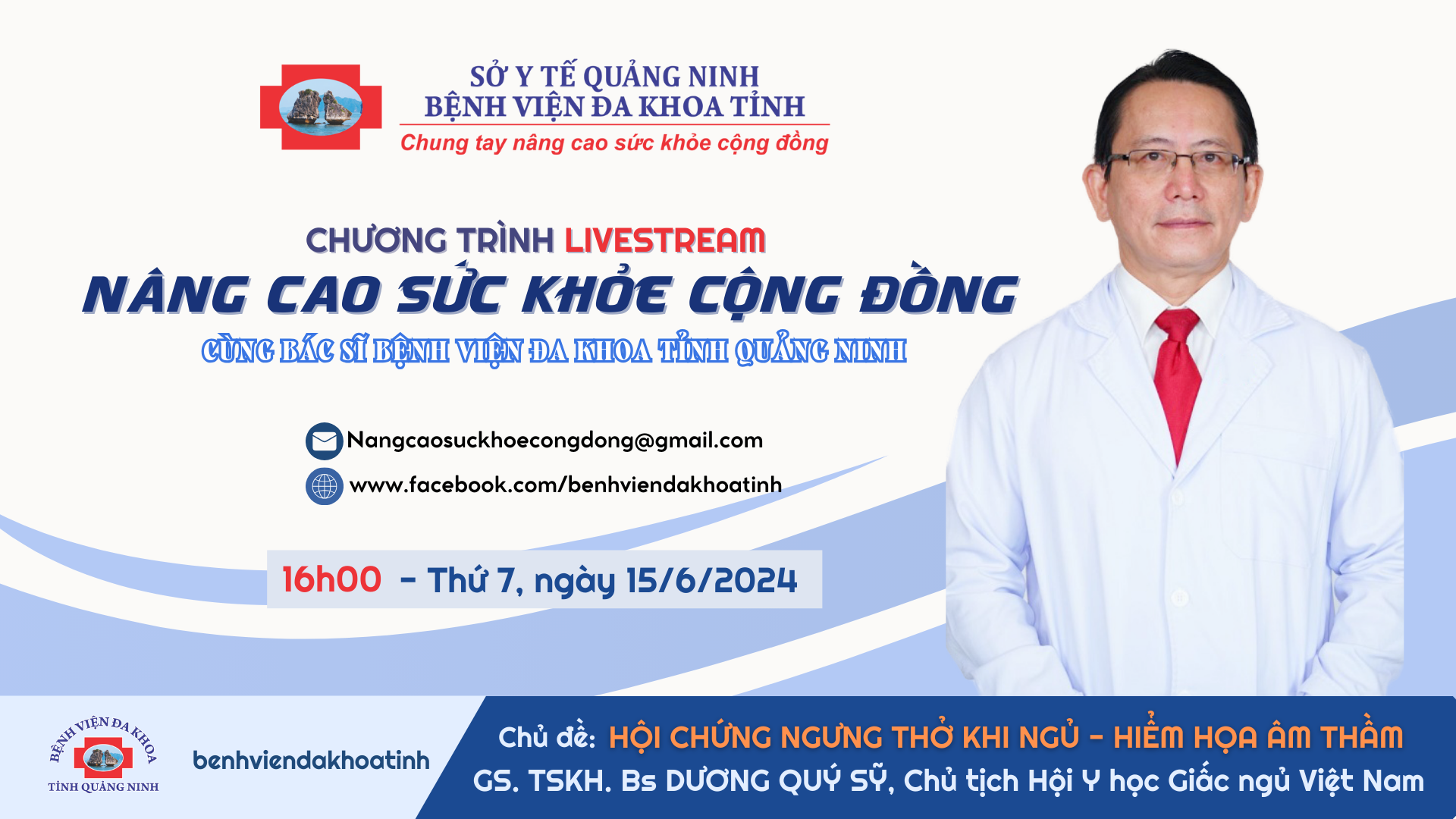 [Livestream] Hội chứng ngưng thở khi ngủ - Hiểm họa âm thầm